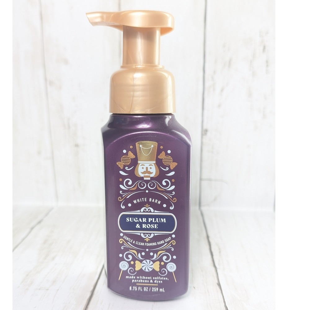 Bath & Body Works Sugar‎ Plum & Rose Foaming Hand Soap NEW Retired Scent